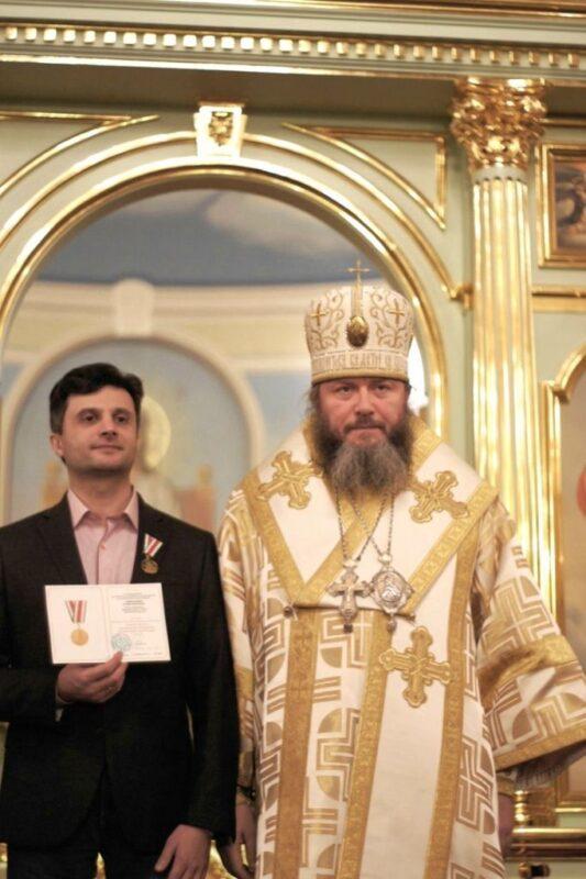 На Великой вечерни Рождества Христова епископ Иларион наградил клириков и мирян Кинешемской епархии