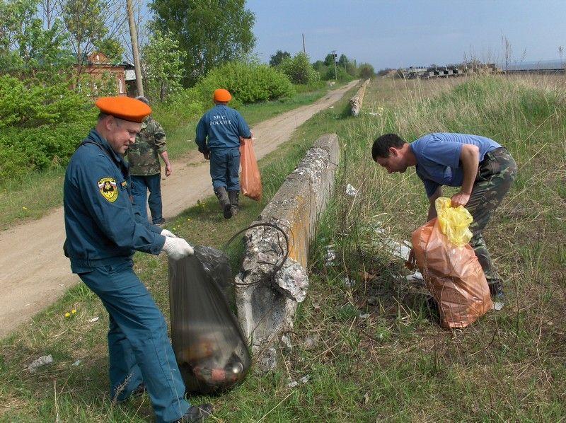Берег Волги стал чище