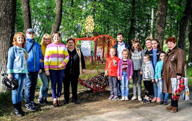 Первое сердце в подарок Юрьевцу установлено в Городском саду