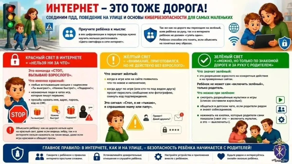 Правила которые помогут научить вашего ребёнка безопасности