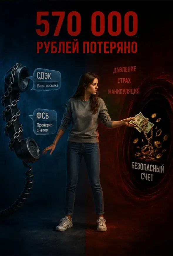 Осторожно, мошенники! Жительница Кинешмы перевела аферистам почти 570 тысяч рублей, выполняя указания лже-сотрудников ФСБ